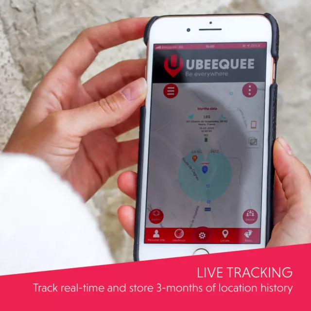 GPS Tracker für Katzen | Leichtester UK Tracker | Kostenlose und teilbare App | UBEE CAT 2