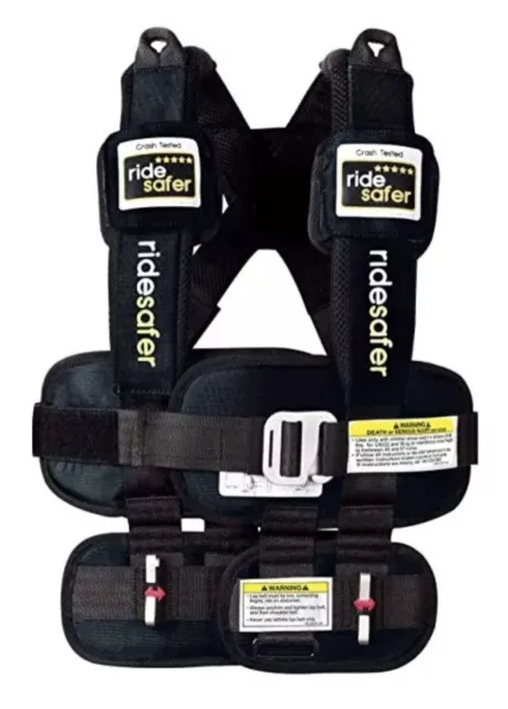 Ride Safer Travel Vest Gen 5, Large, Black Large (Pack of 1)