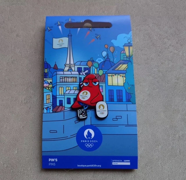 PIN'S JO PARIS 2024 Olympic Games Relaxed Pet France 18.78