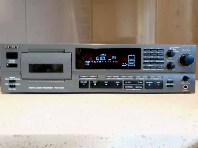 Sony Pcm-2300 Professional Dat Recorder Player