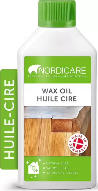 Huile De Cire Dure [500 Ml] Incolore Pour L'Entretien Du Bois I Cire Pour Bois