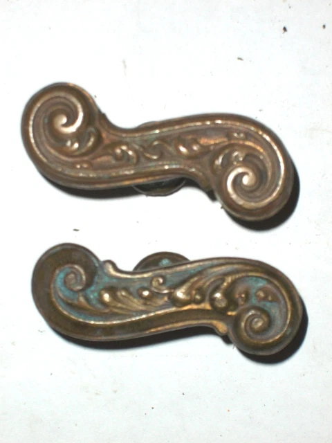 Antique French Style Brass Door Handles