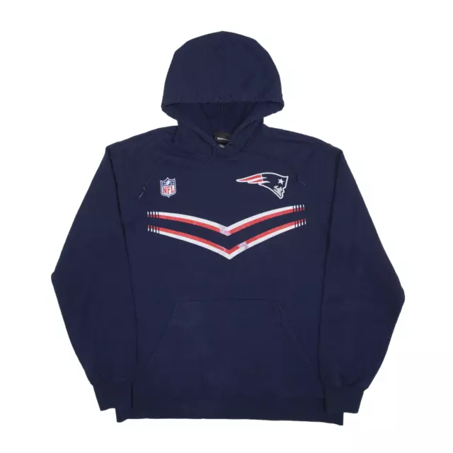 NFL New England Patriots Hoodie Blue Pullover Mens M