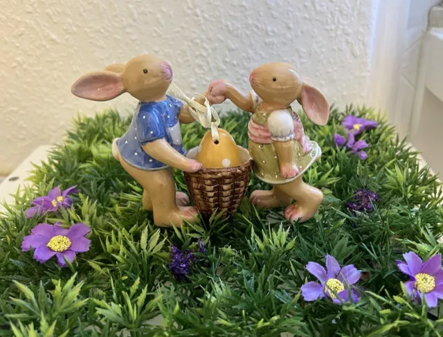 Villeroy & Boch Bunny Family Ostern große Hasenkinder Hase Osterei Ei