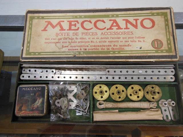 BOÎTE COMPLÉMENTAIRE MECCANO Numéro 2A Série M Accessoires Constructions Jouet EUR 20,00 - FR