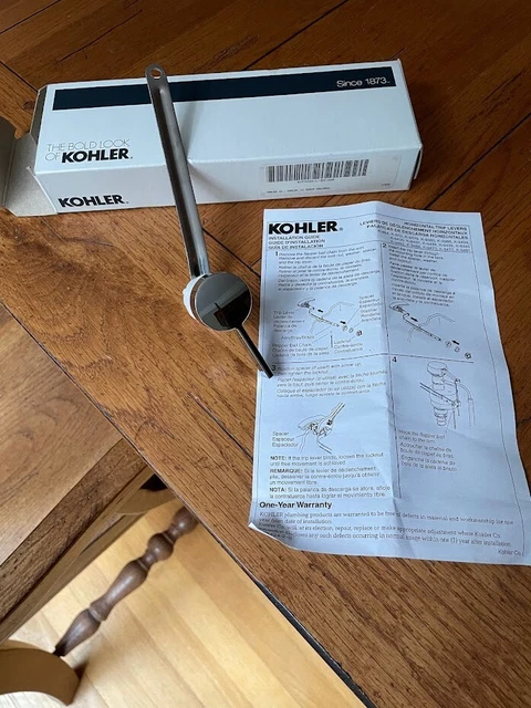 Kohler 9466-L Left Hand trip lever in chrome, new open box