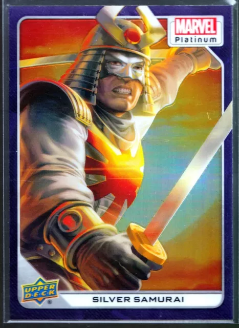 2023 Upper Deck Marvel Platinum Purple Rainbow #70 Silver Samurai