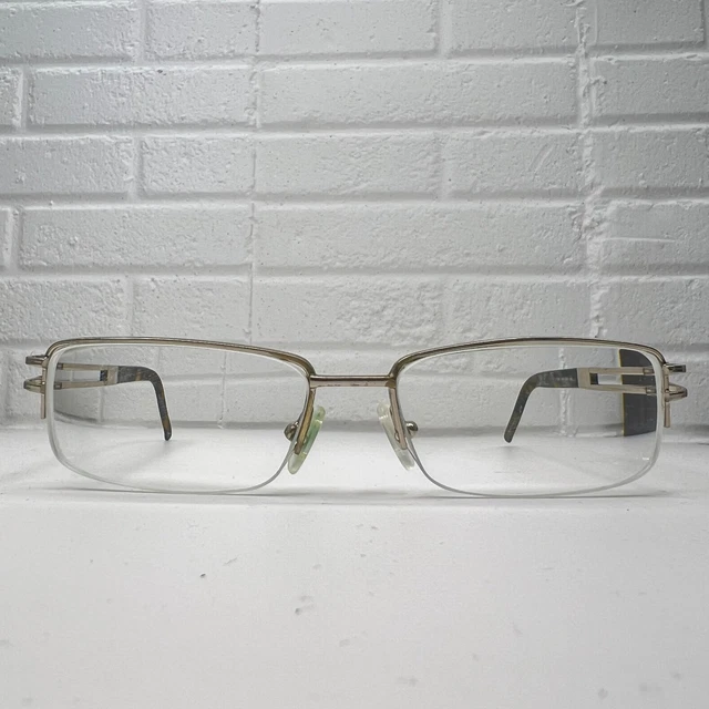 Christian Dior Eyeglasses Frames Rimless Womens Black yellow 54-16 19319