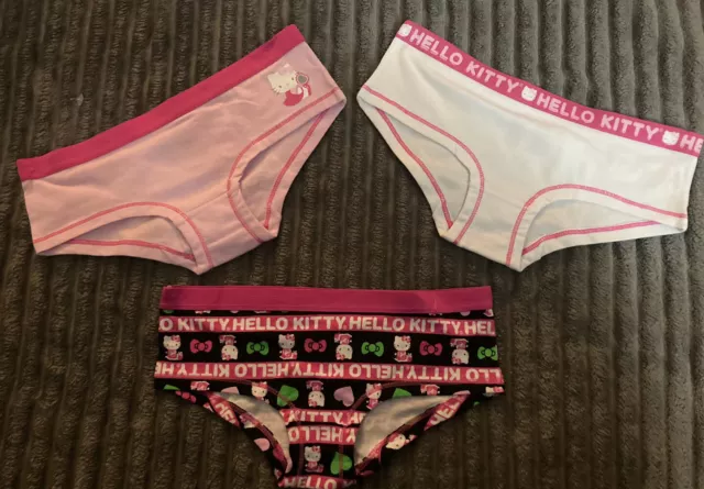 Sanrio Hello Kitty Girls Underwear Kids Shorts Set of 3 90Cm Cute Pink  Japan