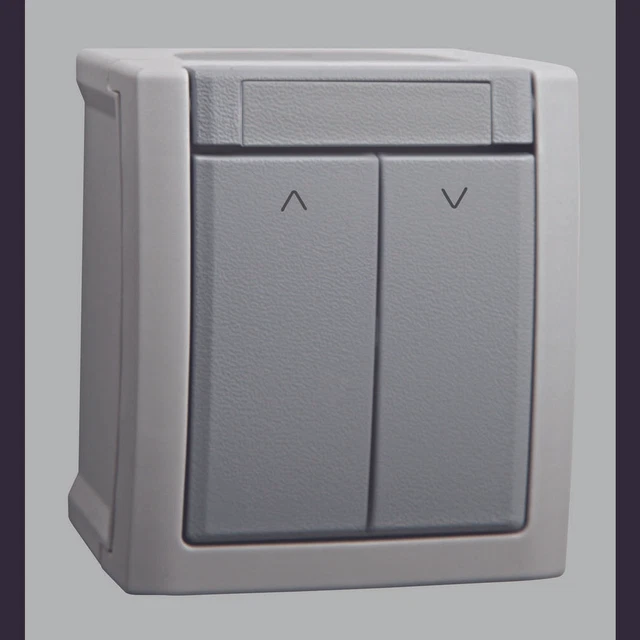 Bouton-poussoir pour stores VIKO 90591016-DE Pacific gris