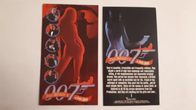 Inkworks  Women of James Bond  wide vision base cards #1