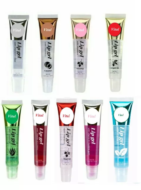 Vital Makeup Super Shine Lip Gloss Lipstick Super Long Lasting Waterproof UK*