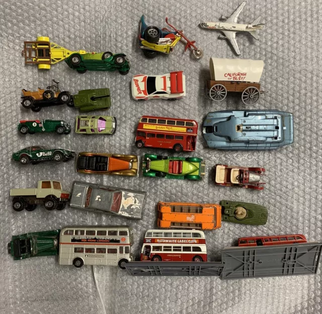 Bundle Job lot Dinky Corgi Matchbox Lesney L Vintage Retro Diecast Cars Vehicles