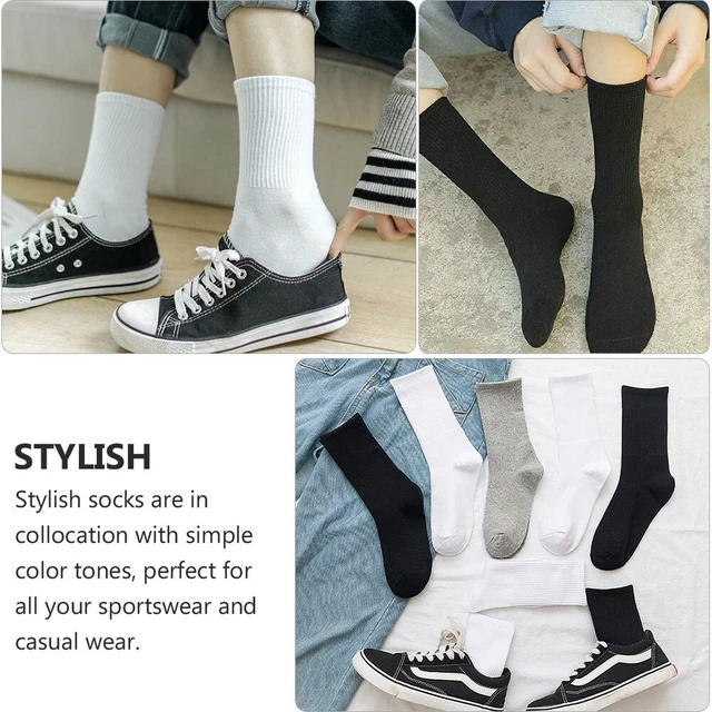 6 Pairs Stocking Socks Four Seasons Socks Outdoor Socks Calf 11
