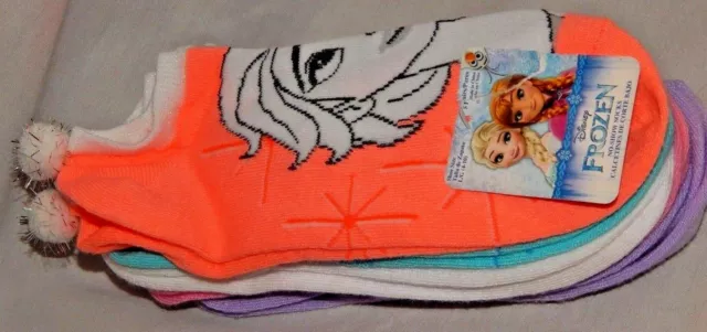 Princess Elsa Frozen Socks Girls Medium Large Disney NEW Anna Olaf Adult 5 Pairs