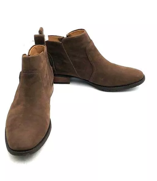 UGG WOMENS BROWN SUEDE Slip On Booties - Size 9