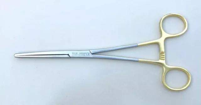 8" Straight Pean forceps self locking Fishing Craft Surgical Clamp