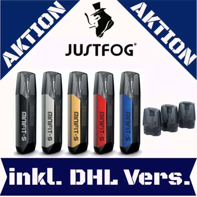 JustFog Minifit S Podsystem 1,9ml  420mAh Starter-Set Einsteiger MTL E-Zigarette