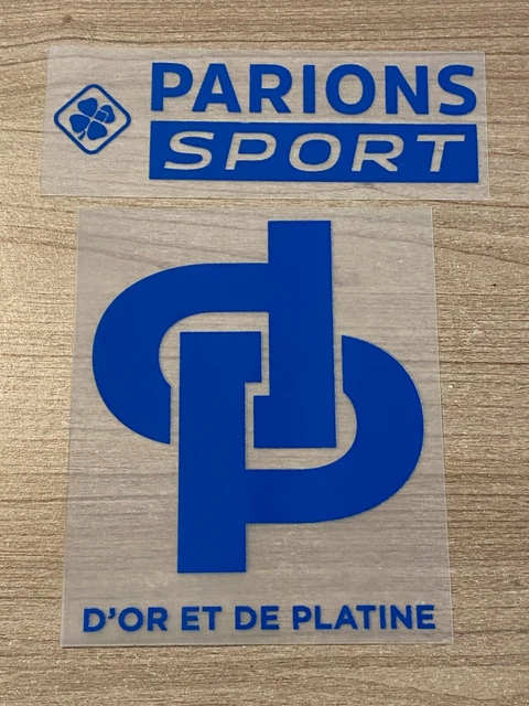 Flocage Officiel OM Third 2024-25 : JUL DP + PARIONS SPORT L1, Neuf, Fabrication Française