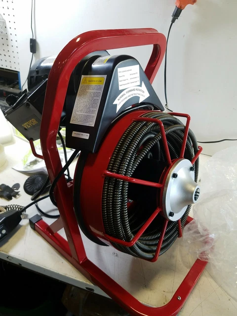 VEVOR Drain Cleaner Machine, 75 Ft x 1/2 Inch Drain Cleaning Machine