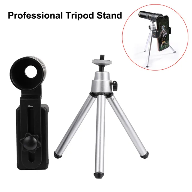 Professional Camera Tripod Stand Holder Mount For iPhone Samsung Cell Phone NEW