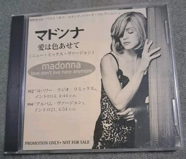 MADONNA 1983-1990 JAPAN Promo CD PCS-44 **MEGA RARE