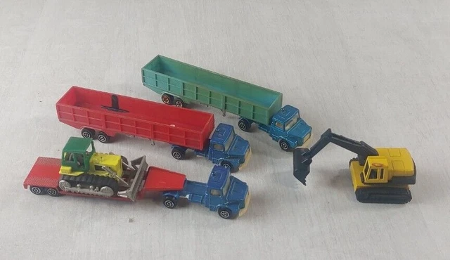 Lot De 3 Camions Poubelles Majorette – Échelle 1/37, Collection, état D'occasion