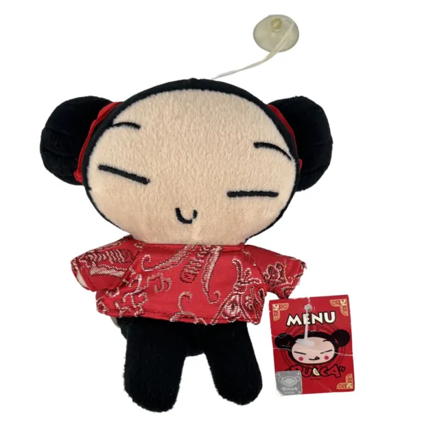 Pucca Menu Plush Tag And Suction Cup Cling 6" SOK Sonokong Vooz Club South Korea