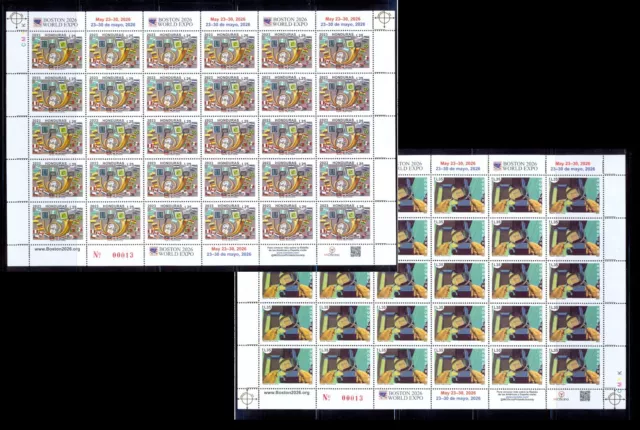 Honduras. UPAEP 2023 philately topic in sheet of 30 MNH. Released OCT/12/2023