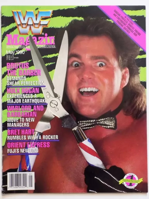 Wwf Magazine May 1990 Wrestling Wwe Wcw Brutus Beefcake Hulk Hogan