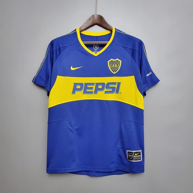 MAGLIA JERSEY BOCA JUNIORS 2002 2003 2004 CENTENARIO RIQUELME