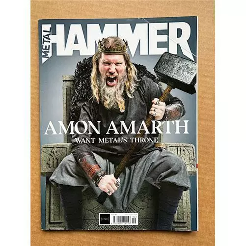 Amon Amarth Metal Hammer Magazine June 2019 - Amon Amarth Cover With More Inside