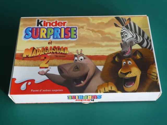 Coffret KINDER  Surprise PROMO Madagascar 2