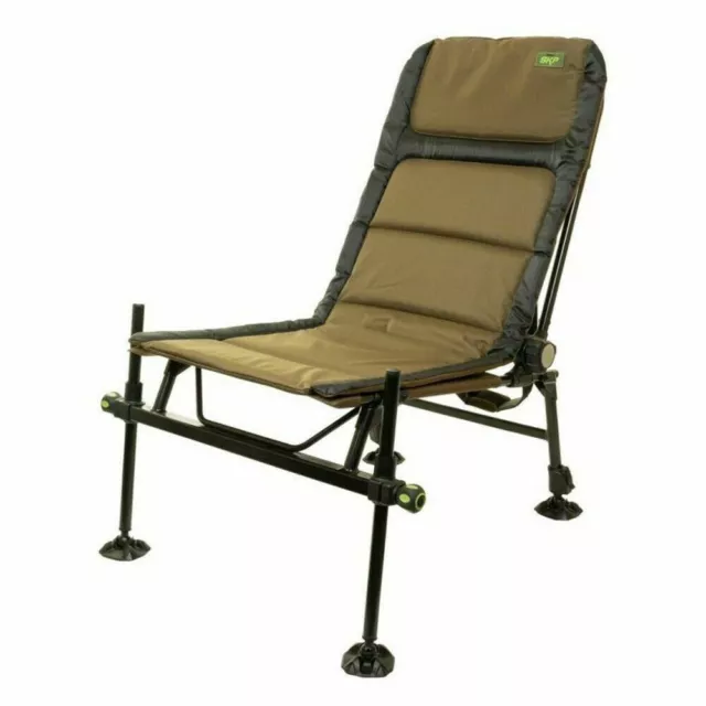 FISHING CHAIR WITH Korum Feeder Arm Accessories Used Twice Ideal