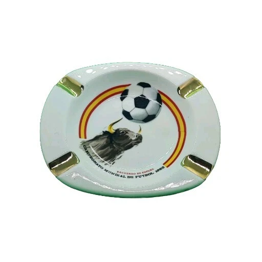 Assiette En Céramique – Coupe Du Monde Espagne 1982 – Mondial De Foot – Collector