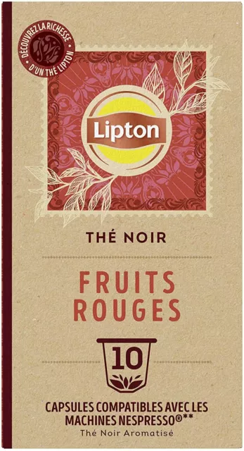 LIPTON - COFFRET de Thés Parfumés - boite de 60 sachets - 96 g EUR 33,80 -  PicClick FR