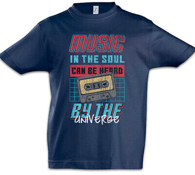 Pixel Music in the soul can be heard by the Universe Bambini Ragazzi T-shirt