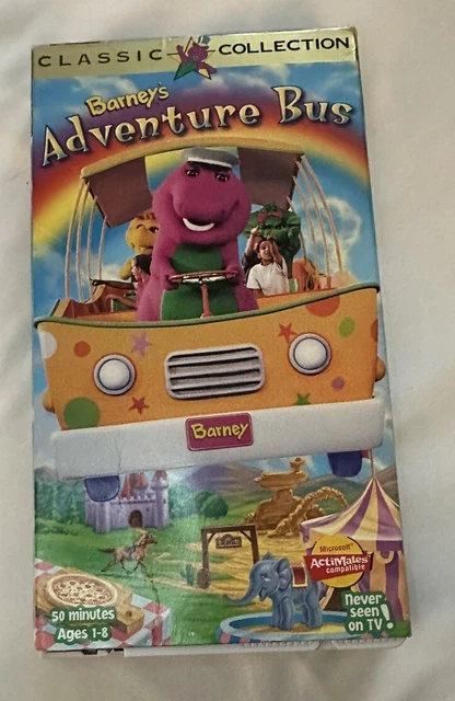 BARNEY ADVENTURE BUS VHS 6 85 PicClick UK