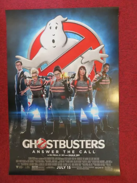Ghostbusters  Us One Sheet Rolled Poster Zach Woods Kristen Wiig 2016