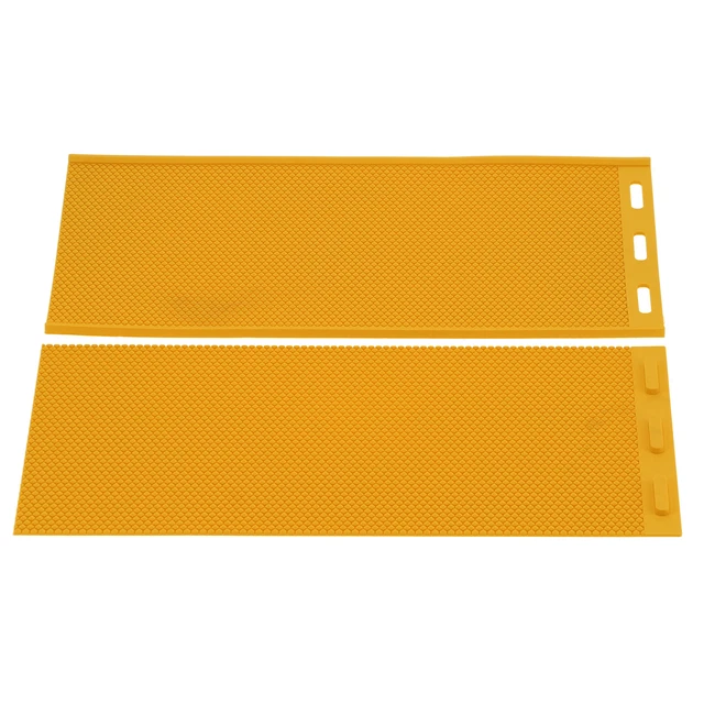2X 5,4 mm molde prensa de cera de abejas hágalo usted mismo peine de goma hoja apicultura Acc LH