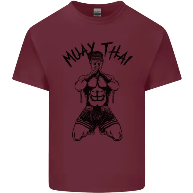 T-shirt top Muay Thai Fighter arti marziali miste MMA da uomo cotone 7