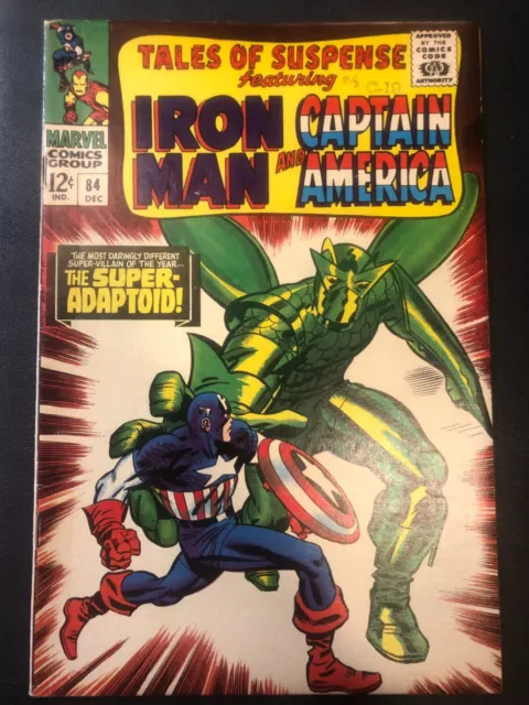 Tales of Suspense IRON MAN CAPTAIN AMERICA #84 Marvel Comic 1966 NICE CONDITION!