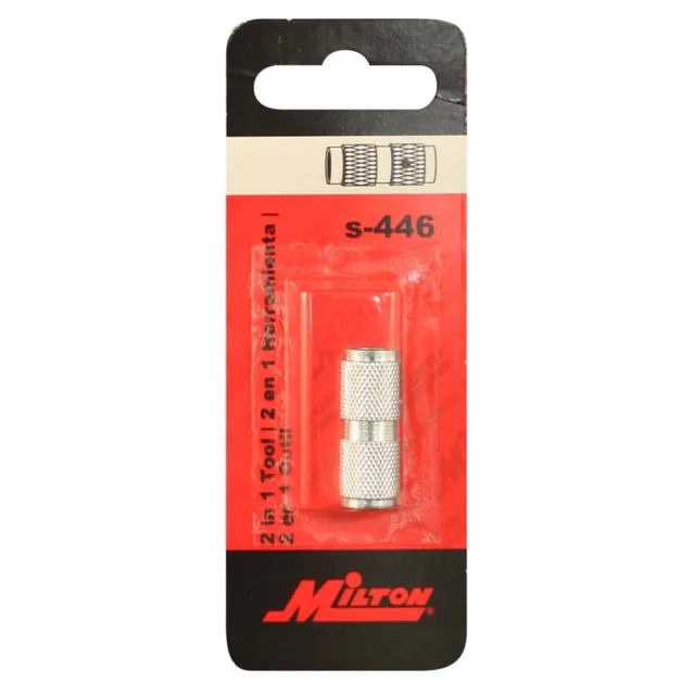 Milton Industries 2-In1 Valve Tool S-446