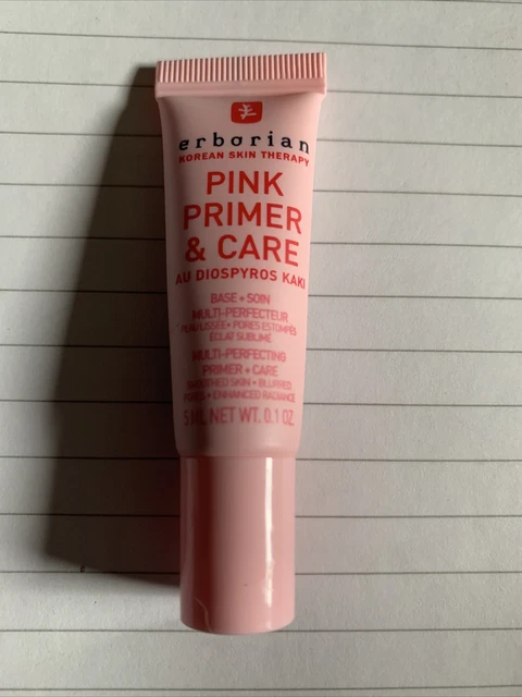 Campione Erborian Pink Primer & Care 5 ml taglia da viaggio nuovo
