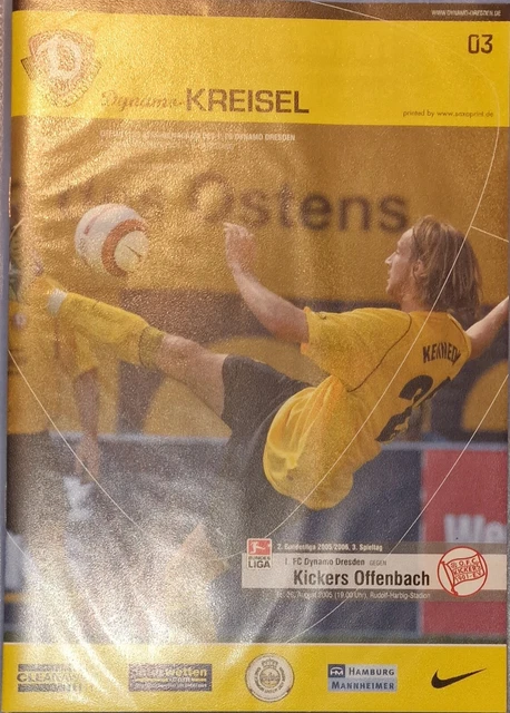 2005/06 2.BUNDESLIGA DYNAMO Dresden Kickers Offenbach EUR 1,00