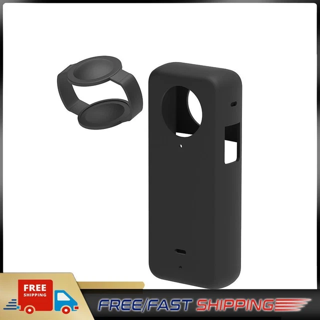Soft Waterproof Panoramic Action Camera Protective Cover for Insta360 X3 (Black)