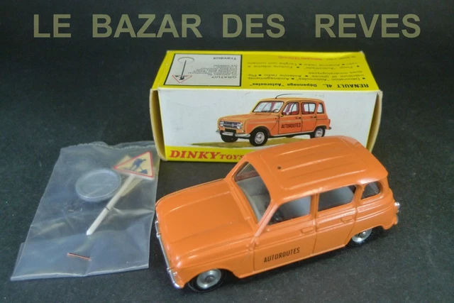 DINKY-F 518 RENAULT 4 brick w/ original box - NO ATLAS