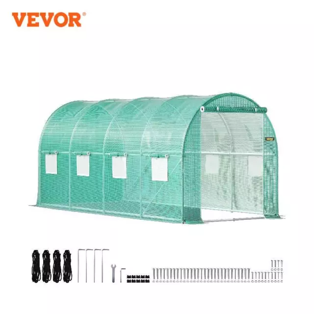Walk-in Tunnel Greenhouse Galvanized Frame&Waterproof Greenhouses&Cold Frames