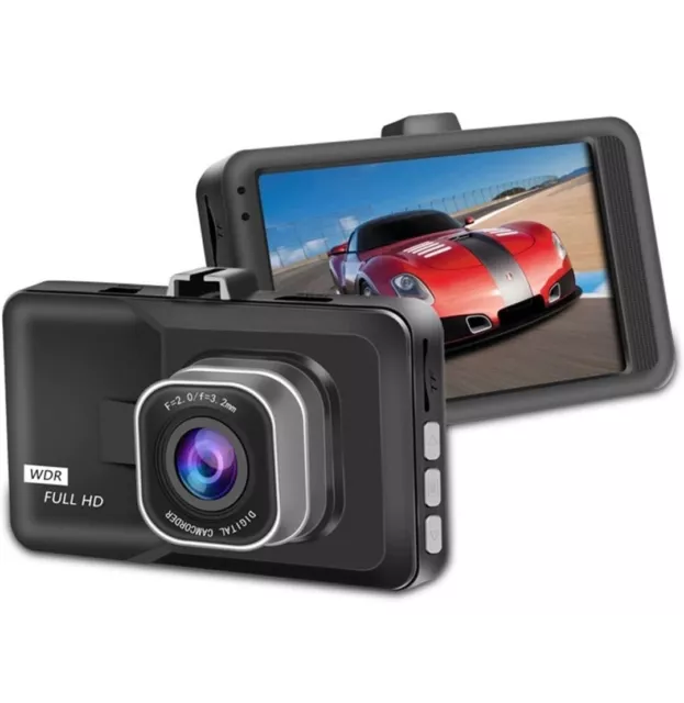 Telecamera Per Auto Dashcam Full Hd Dvr Car Video Camera Visione Notturna