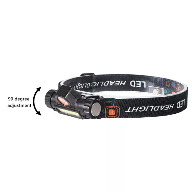 Strong Magnetic Powerful Headlight Super Bright Rechargeable USB LED Headlamp